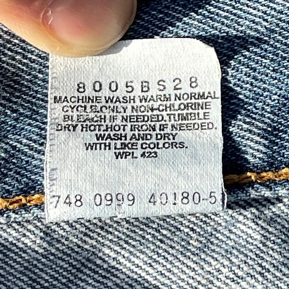 Vintage Levi's 550 Relaxed Tapered Jeans Women 14 Blue Casual High Rise Denim 90